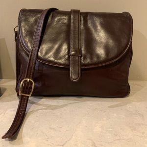 Vintage Burlington brown leather bag